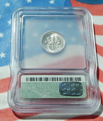 1949- S ROOSEVELT SILVER DIME ICG MS 67 ~ BRIGHT WHITE GEM ~ FREE SHIPPING - Picture 2 of 2