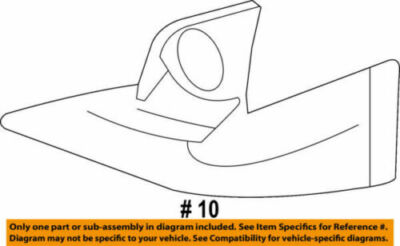 TOYOTA GENUINE 7685253020A1 COVER, FRONT SPOILER, LH 76852-53020 