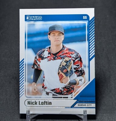 Nick Loftin Rookie RC 2024 Donruss Card #52 Kansas City Royals