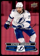 2021-22 Upper Deck Tim Hortons Red Die Cut Victor Hedman #DC-43