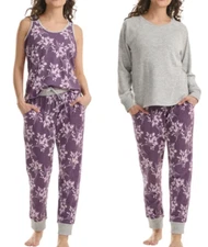 NEW Live Love Lounge Women's Lightweight 3 Piece Lounge Set Size XL