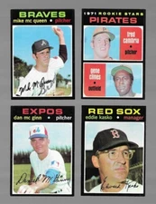 1971 Topps Baseball HIGH GRADE: Choose Your Card (#001 - #384) FREE SHIPPING!