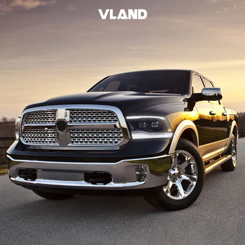 1Paar LED Scheinwerfer für 2009-2018 Dodge RAM 1500 2500 3500 mit Startanimation - Bild 13 von 15