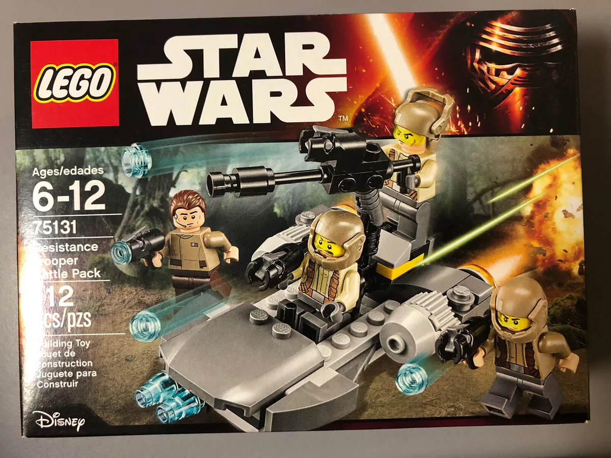 2 LEGO STAR WARS SETS RESISTANCE TROOPER 75131 FIRST ORDER 75132