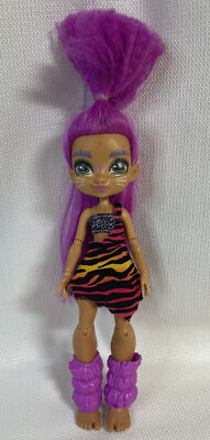 Cave Club 8-10'' Poseable Prehistoric Fashion Doll with Dinosaur Pet & Accessory
