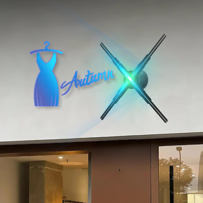 19.6in 3D Hologram Fan 552 LED 1600x552 Resolution Ratio with Remote,APP Control