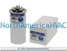 55/5 uf MFD Round 370 / 440 Volt Capacitor Fits Trane American Standard CPT670