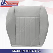 2005 to 2007 Fits For Jeep Liberty Driver Bottom Leather Seat Cover In Graystone
