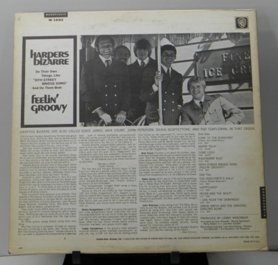 Harpers Bizarre - Feelin' Groovy - 1967 Warner Bros W 1693 MONO LP