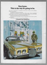 1969 Pontiacs New Grand Prix 1970 Gm Vintage Print Advertisement