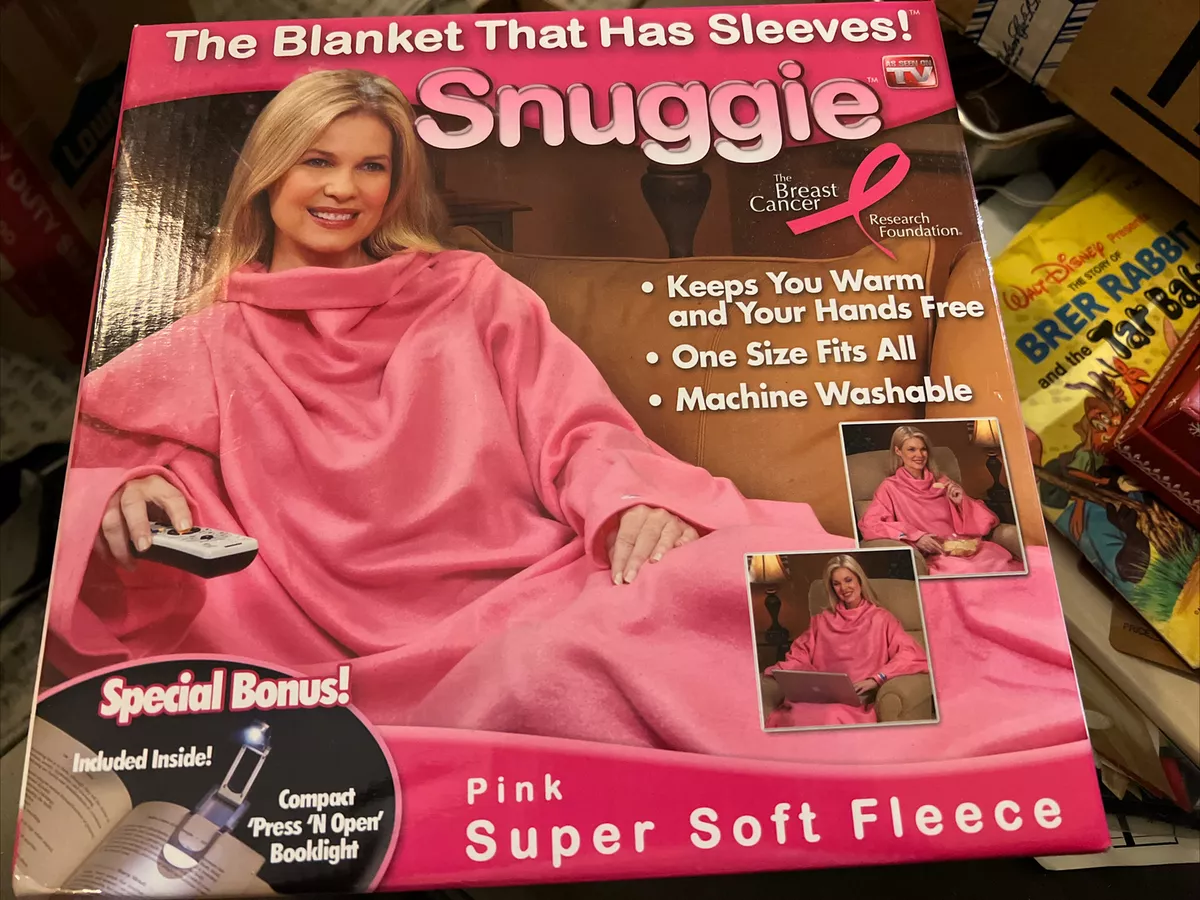 Snuggie Pink Super Soft Fleece Sealed In Box