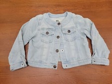 OshKosh Bgosh Baby B  gosh Denim Jean Jacket Toddler Snap Button 24M