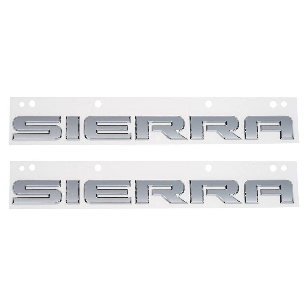 Emblema de puerta o portón trasero para GMC Sierra 2007-2020 (N/P 15129653)