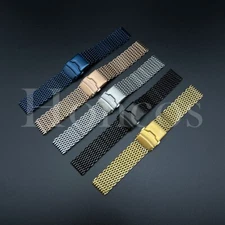 20 22 MM Stainless Steel Shark Mesh Bracelet Watch Band Strap Fits for Huawei