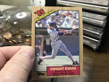 1987 Topps Baseball Dwight Evans FROM VENDING #3