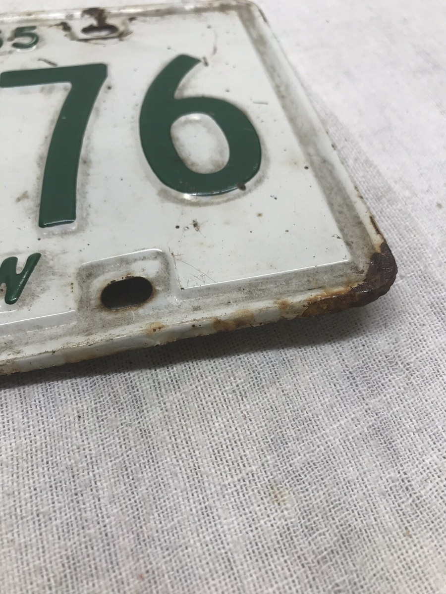 マークリン - ポンピエのトラック - 19034 1965 Illinois License Plate Land of Lincoln FN3476 Green Letter | eBay