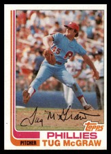 1982 Topps Tug McGraw #250 Philadelphia Phillies