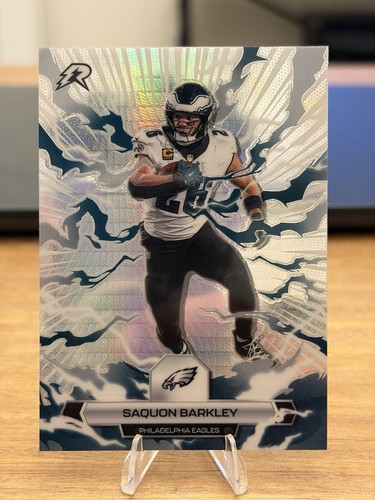 2025 Topps Resurgence Saquon Barkley Prizm Refractor  #80
