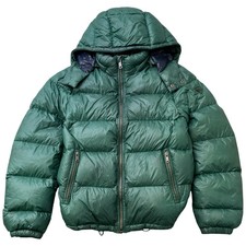 Piumino uomo Prada logo placca verde IT 52/XL