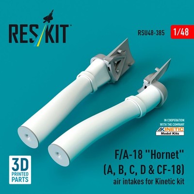 Reskit 1/48 F/A-18 Hornet (A, B, C, D, CF-18) Air Intakes for Kinetic kit