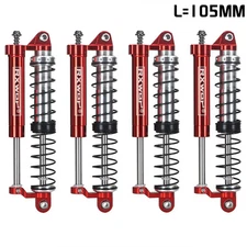 Adjustable Oil L=105mm Negative Pressure Shock Absorber Double Damper For 1/8 Rc