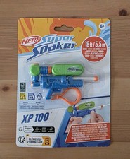 Nerf Mini Super Soaker XP 100 1 Blu 8ft Range Mini ma potente Water Blaster
