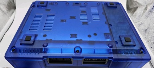 Blue Playstation with RetroGem Shiny Edition & Xstation Bundle (Recapped) - Picture 4 of 6