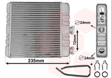 Wärmetauscher Innenraumheizung *** IR PLUS *** VAN WEZEL 37006321 für OPEL ASTRA