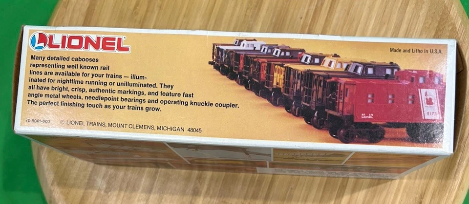 LIONEL " EMPTY BOX " Only For # 6-16503 Transfer Caboose Sold As Is - Image 4 of 4