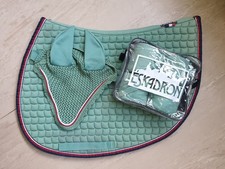 Eskadron Set Midgreen Schabracke SR Bandagen Fliegenhaube Pony