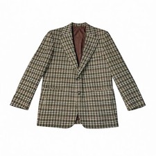 Vintage 80s Montgomery Ward Houndstooth Blazer Women  s Oversize XL Men  s 40R