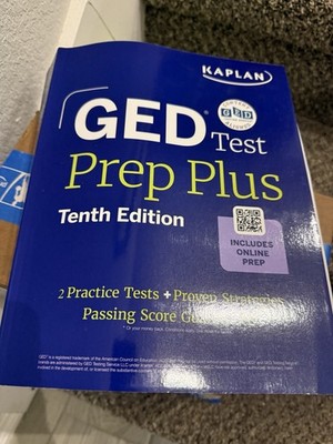 Kaplan GED Test Prep Plus Study Guide 10th Edition 2021 w/ Online Prep