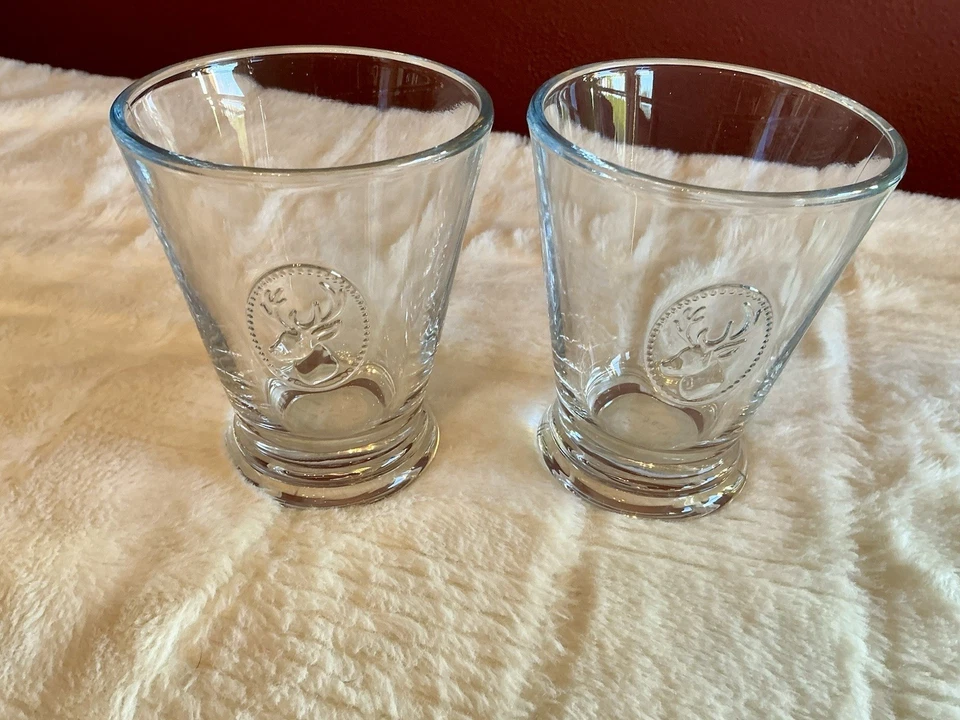 Juego de 2 vasos de ciervo alpino La Rochère 9,2 oz Foto 4 de 4