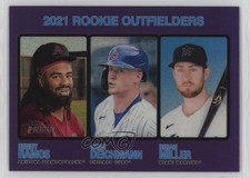 2022 Heritage Hot Box Chrome Purple Refractor Brian Miller Greg Deichmann 10c7