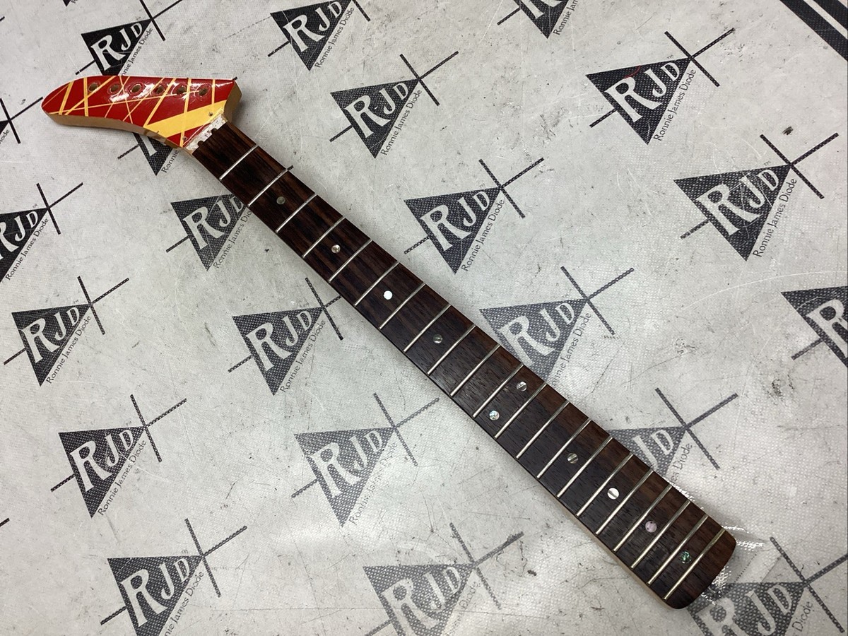 80's ESP Japan Banana Style Electric Guitar Neck Left Reverse