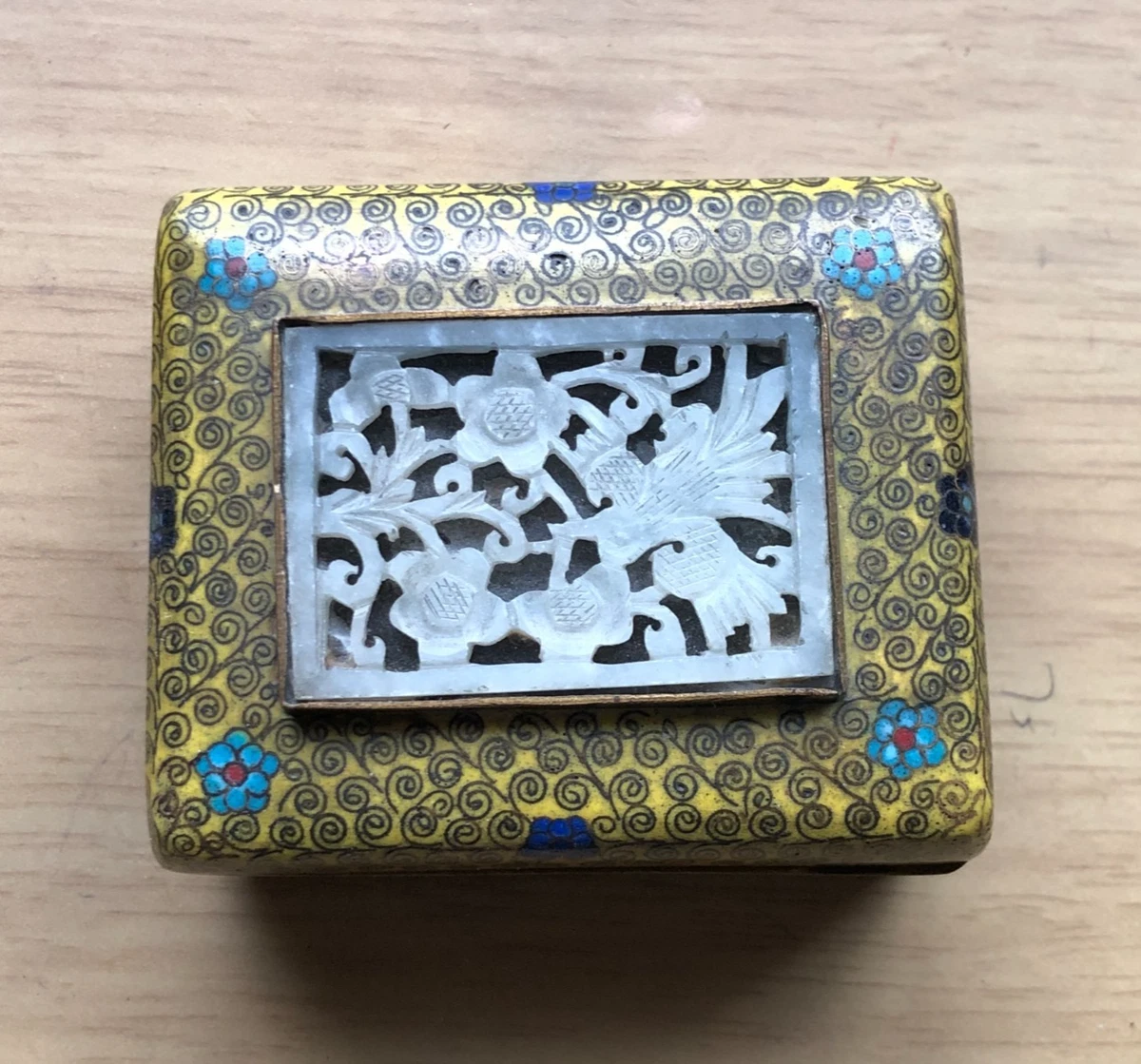 白玉中式古董盒子| eBay