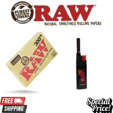 RAW Classic 300’s 1 1/4 Rolling Papers + RAW Extendo Lighter | RAW Bundle