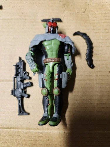 G.I.Joe Valor vs Venom 2005 Swamp Rat v3 Loose Complete 3.75" 1:18 w Filecard