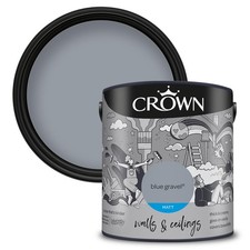 CROWN WALLS AND CEILINGS MATT BLUE GRAVEL 2.5L
