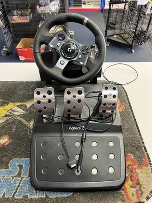 Logitech G920 Driving Force Racing Wheel - Black (941-000121)  No Ac adapter