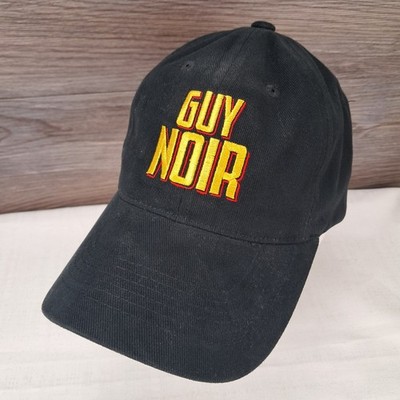 Guy Noir Black Hat Adjustable Men's Casual Baseball Cap Solid Plain