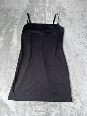 black white polka dot dress plus size Satin Black Mini Dress