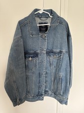 Gap Teen Oversized Denim Jacket Size 10 Girls