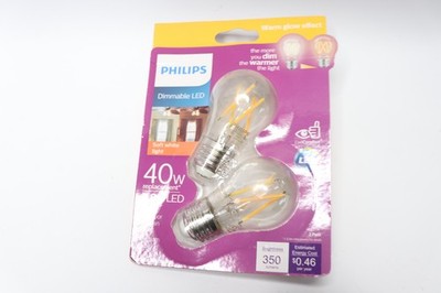 (2-Pk) Philips LED 40-Watt A15 General Purpose Light Bulb 3002155
