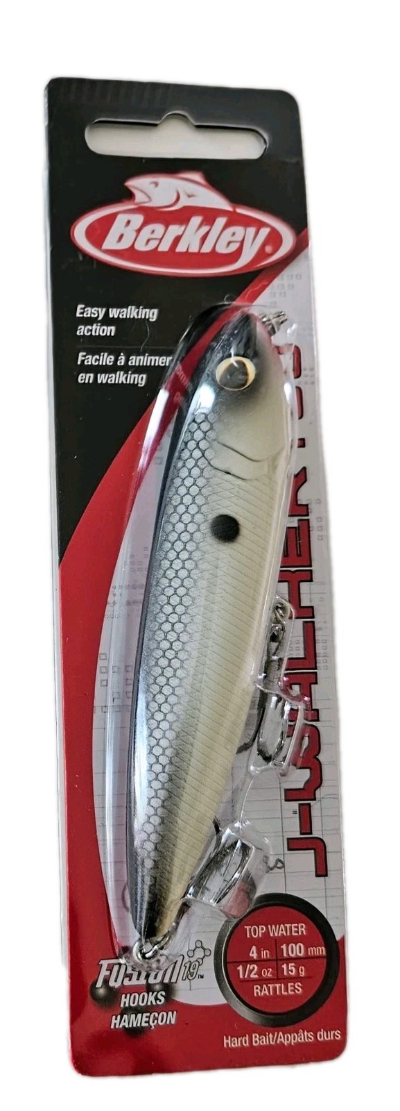 (Set of 5) Berkley J-Walker 100 Topwater Lures 1/2 oz, 4" 5 Colors In Set New - Image 9