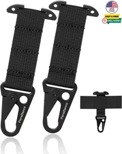 Tactical Molle Accessories Clip T-Mount Clash Hook Glove Clips Duty Belt Gears 2