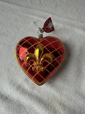 Retired Christopher Radko Ornament In the Hearts of America Katrina Relief