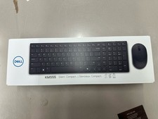 NEW Dell KM555 US Silent Compact Keyboard and Mouse - wireless