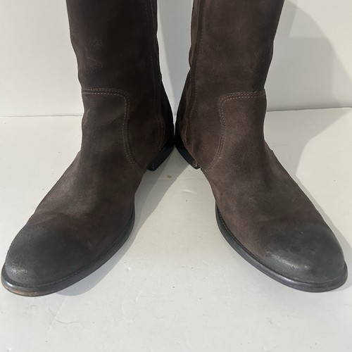 Cole Haan Brown Suede Boots Men’s US Size 10 M - Picture 4 of 14