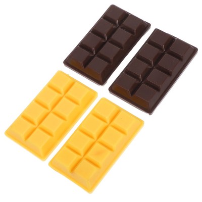  4 Pcs Chocolate Candy Pralinen Gefälscht Schokoladenschmuck Parteiprop